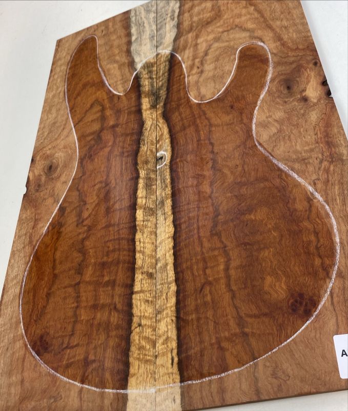 Top African Koa 7mm, 2-pcs. Unique Piece #066
